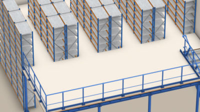 image 3D render of industrial design